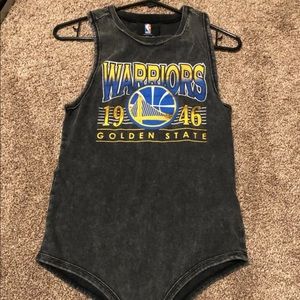NBA Warriors body suit